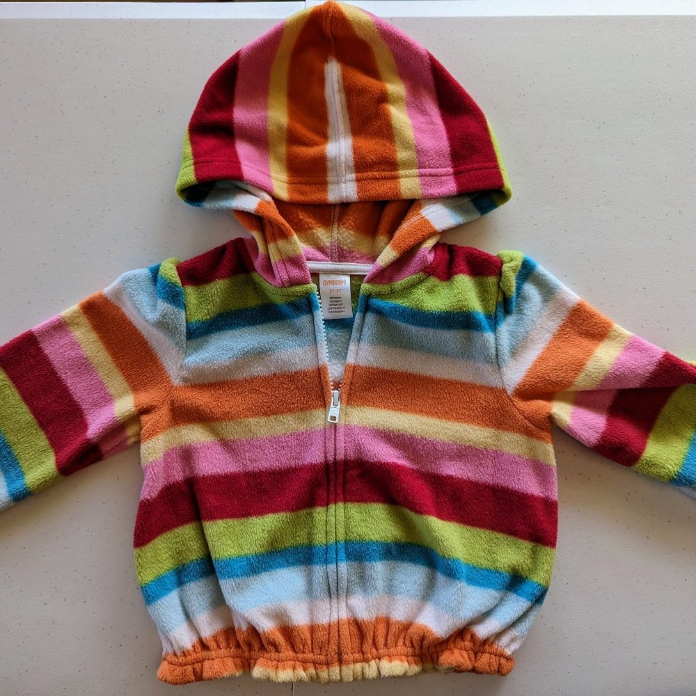 Girls zippered Hoodie/Sweatshirts- Size 2T- 3T - Gymboree